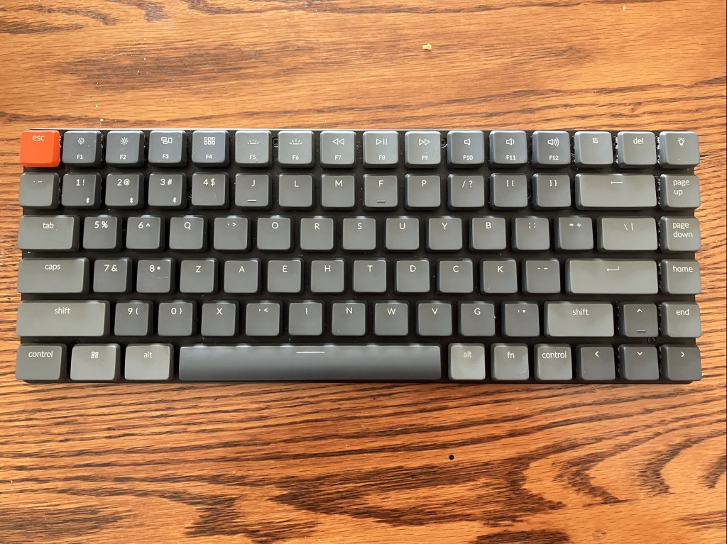 Dvorak one-handed keyboard layout